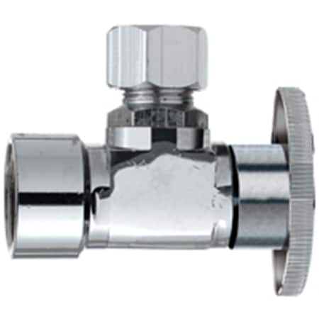 Protectionpro PP20050LF Quarter Turn Angle Valve, 0.37 in. Fip x 0.37 in. Od PR429333